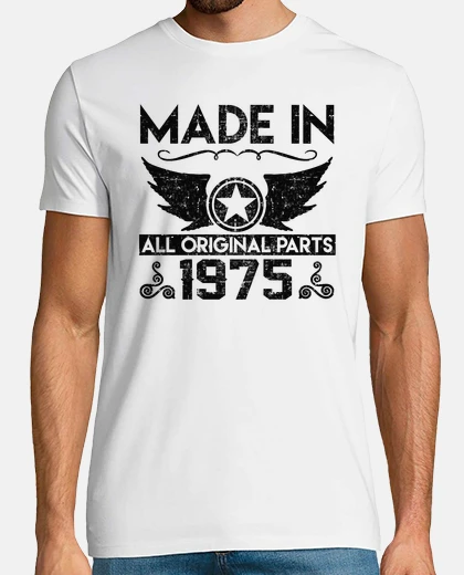 Camiseta hecho en 1975 todas las piezas originales