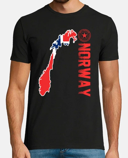 Camiseta hecho en noruega