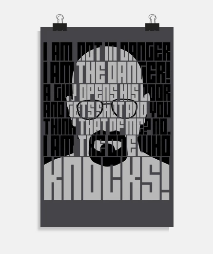 Poster heisenberg is the danger