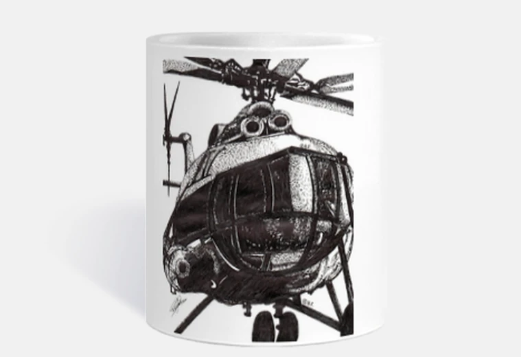 Taza Helicóptero