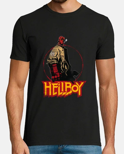 T-shirt hellboy torn