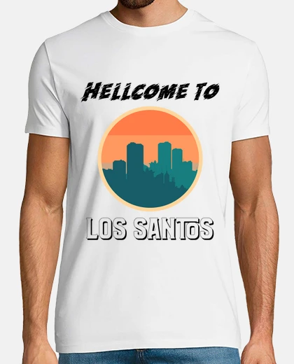 Camiseta Hellcome blanca chico