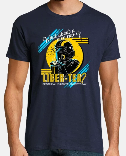 Camiseta Helldivers - A Nice Cup of Liber-tea