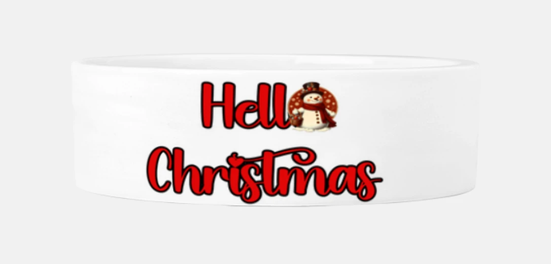 Mascotas Hello Christmas Bonhomme de neige