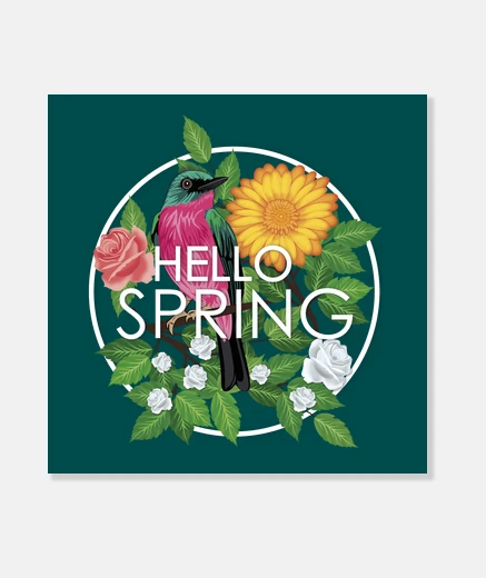 Wall hello spring