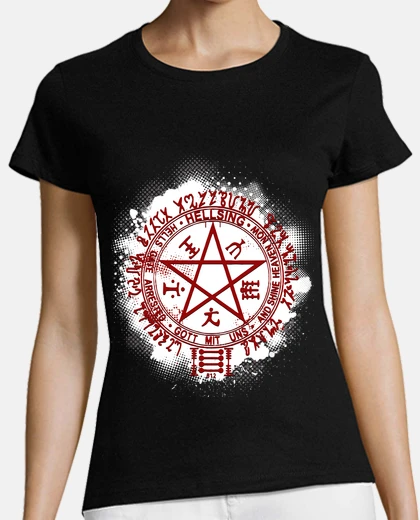 Tee-shirt hellsings pentagramme.