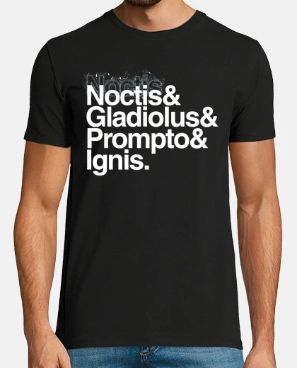 Tee-shirt helvetica ffxv