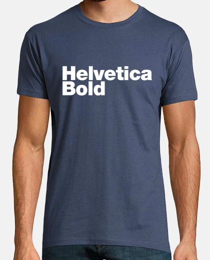 Tee-shirt helvetica gras