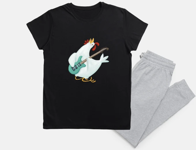 Pyjama hen rock and roll