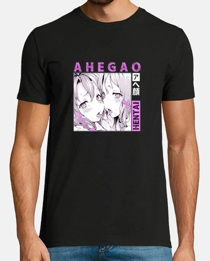 T-shirt hentai ahegao lascivo sexy anime girls