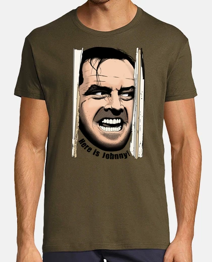 Tee-shirt Here is Johnny!!! (Shining)