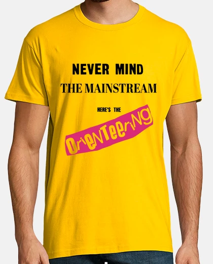 Tee-shirt Here is the orienteering