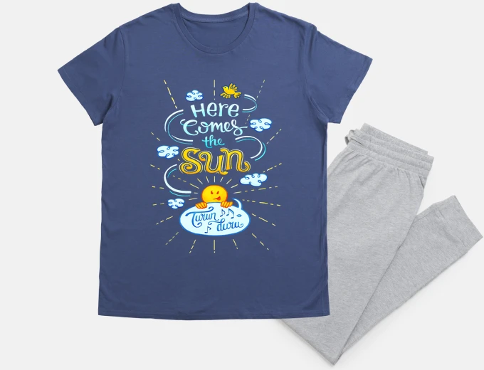 Pajama here you eat the sun