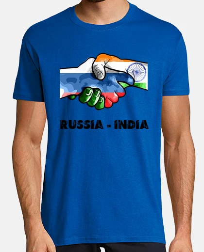 Camiseta Hermanamiento Rusia - India