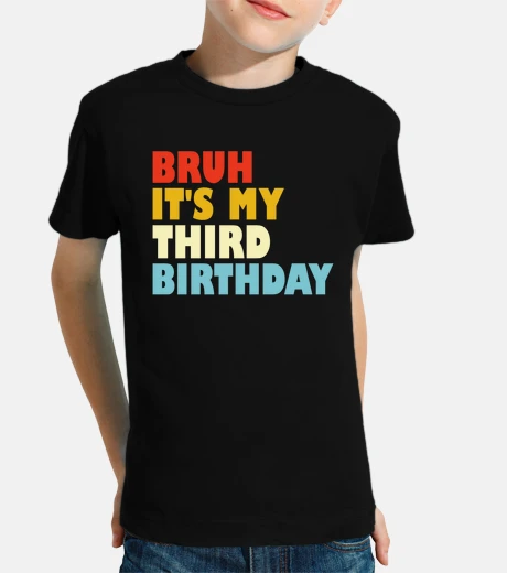 Ropa hermano es mi tercer cumpleaños tengo 3