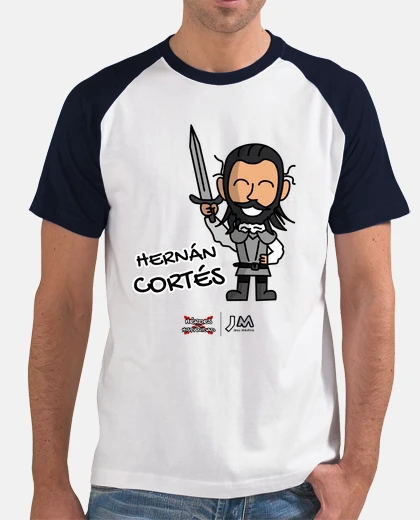 T-shirt hernán cortés - eroi di hispani dad