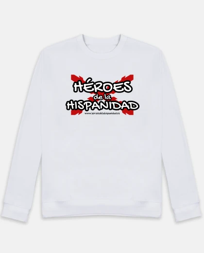 Hoodie heroes of hispanidad - logo