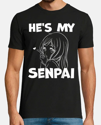 T-shirt Hes My Senpai Funny Anime Matching