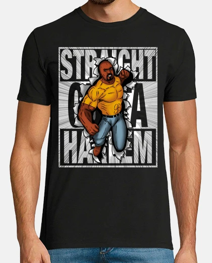 Tee-shirt hétéro harlem outta