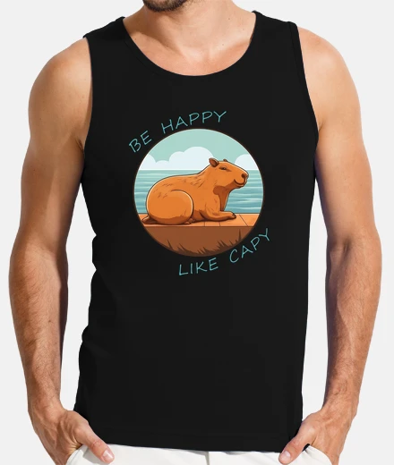Tee-shirt heureux comme un capybara