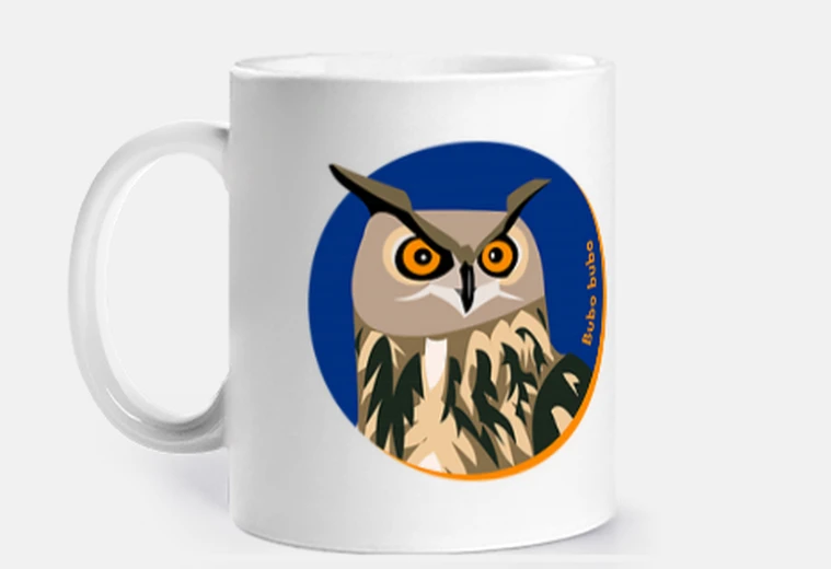 Mug hibou grand duc - tasse
