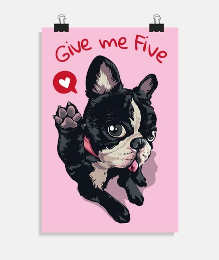 Poster high five