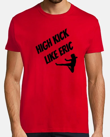 T-shirt high kick like eric cantona - manchester united