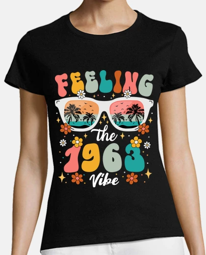 Playera Hija 1963 Mujer 60 Años Cumpleaños