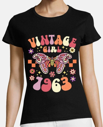 Playera Hija 1963 Mujer 60 Años Cumpleaños