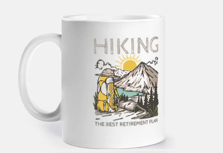 Cup hiking and camping