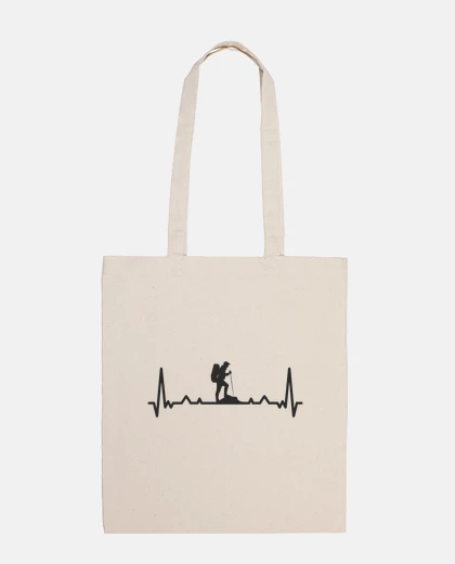 Bag hiking electrocardiogram, bag for women walking in the mountains