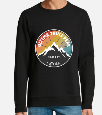 Hiking ultima thule peak alaska hoodie tostadora