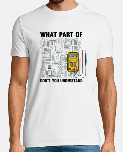 Tee-shirt hilarant électricien expert en électronique amant professionnel humoristique électrotechnicien élect