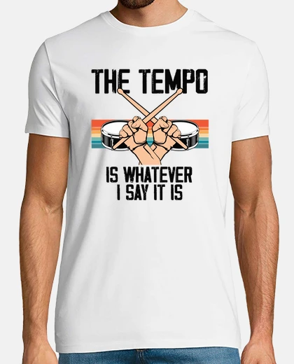 Tee-shirt hilarant percussionniste tambour bassiste groupe passionné de musique nouveauté bande bruyant groupe