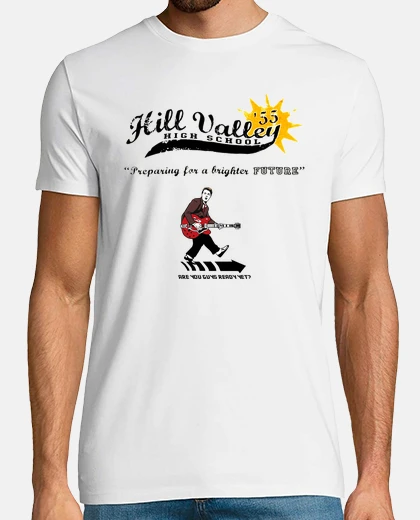 Tee-shirt Hill Valley High School 1955 (Retour Vers le Futur)