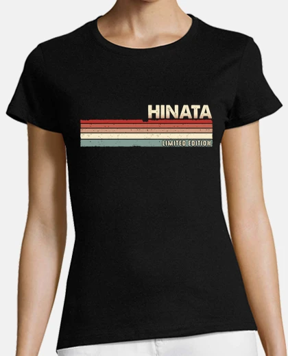 T-shirt hinata funny retro vintage name surname