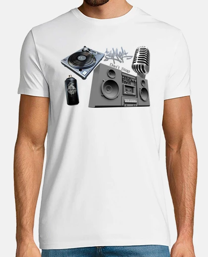 Tee-shirt Hip Hop Don't Stop (Le Hip Hop Ne s'Arrête Pas)