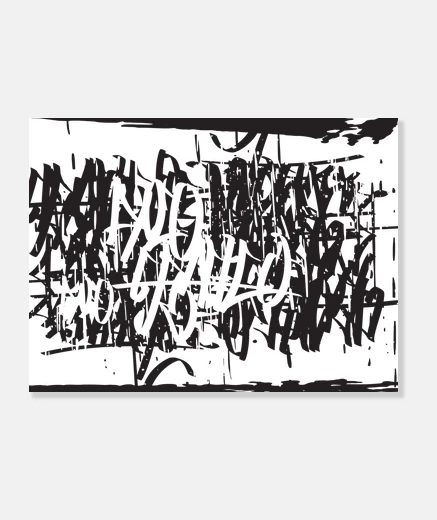 Wall hip hop lettering 1