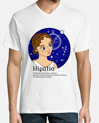 Camiseta Hipatia con frase