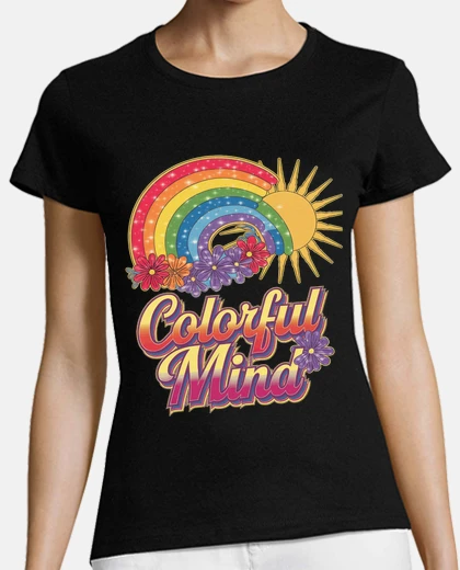 Playera hippie flower peace soul love happy