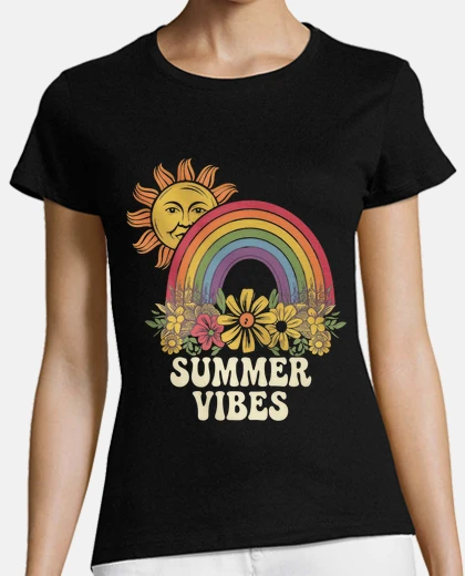 Playera hippie flower peace soul love happy