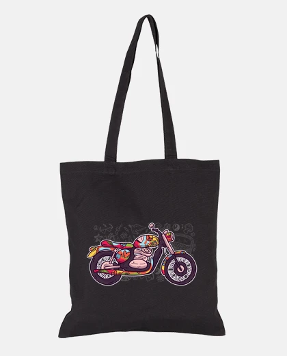Sac hippie moto années 70 peace and love