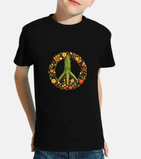 hippie vegetariano di verdure vegane