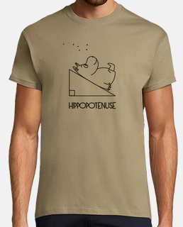 hippopotenuse - men&#39;s basic t-shirt - t-shirt