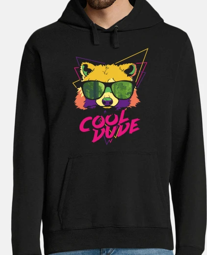 Sudadera Hipster animal psicodélico Mapache