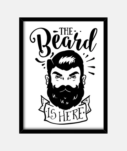 Quadro hipster barba barba beard men