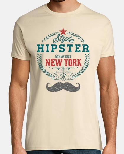 Playera hipster new york chico
