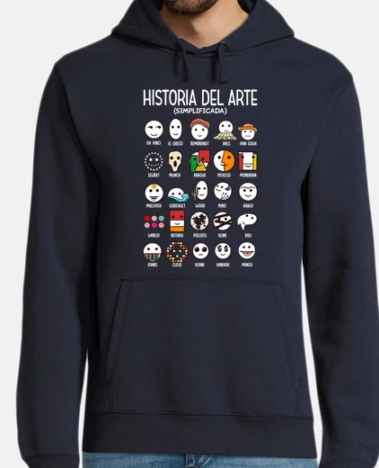 Sudadera Historia del Arte Grandes Maestros Artistas Pintores 