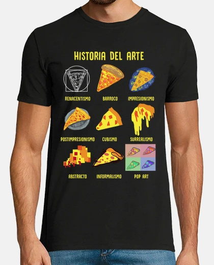 Playera Historia del Arte Pizza