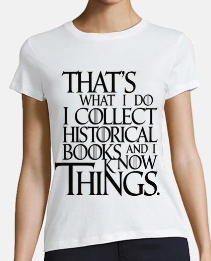 Playera historical book collector design